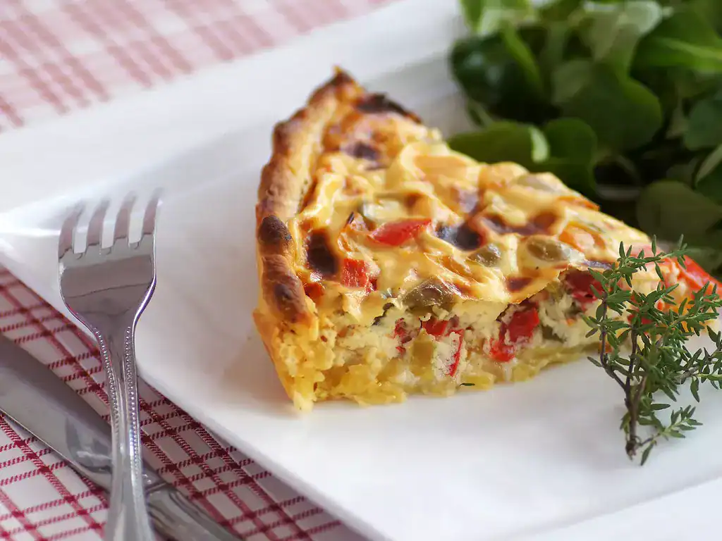 tarte lardons oignons